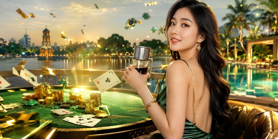 Người dùng Hà Nội thư giãn với cà phê và tham gia card game trực tuyến trên điện thoại
