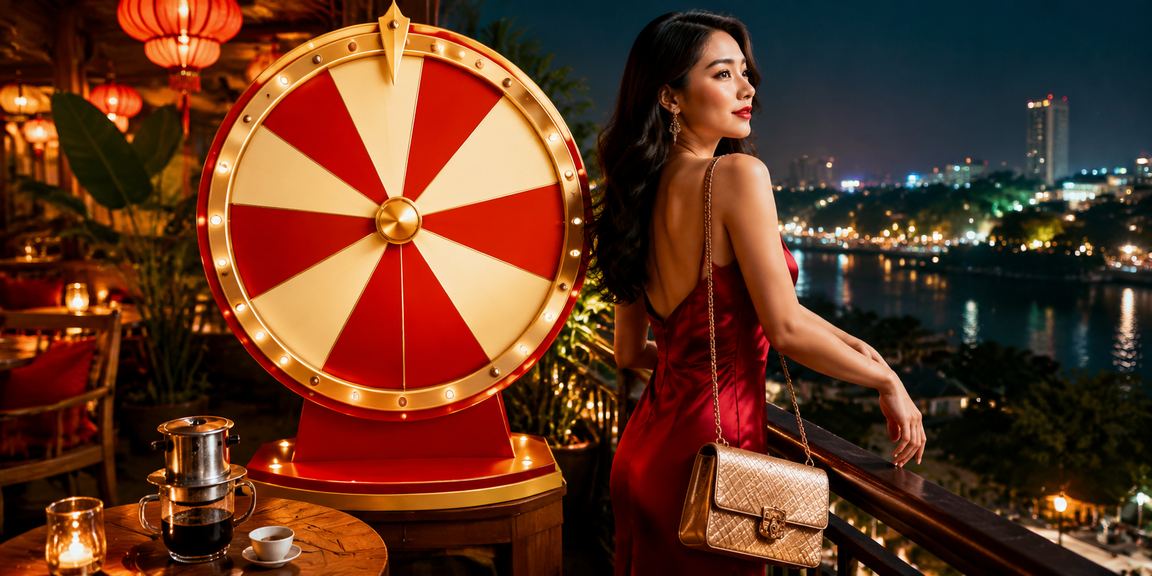 Người dùng Hà Nội thư giãn với cà phê và tham gia vòng quay may mắn trực tuyến